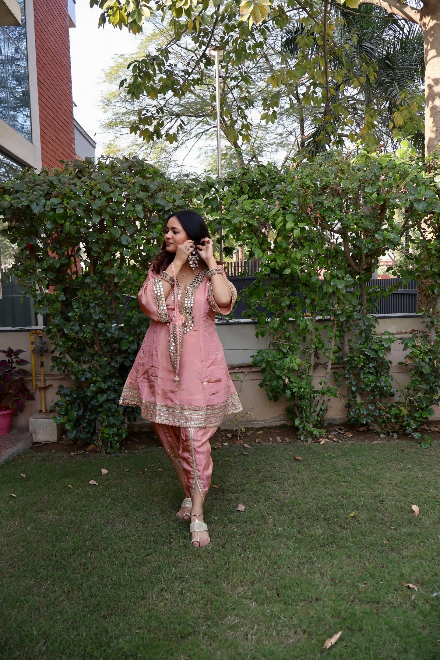 Tulip Pants with Potli Co-ord Set