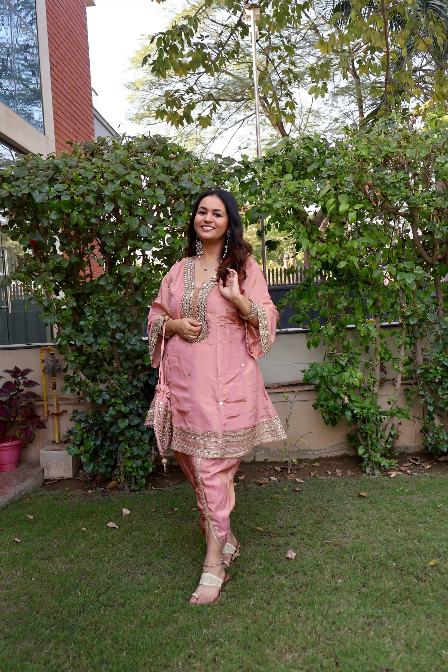 Tulip Pants with Potli Co-ord Set