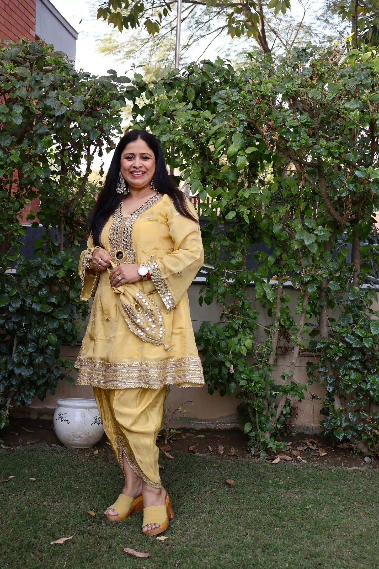 Tulip Pants with Potli Co-ord Set