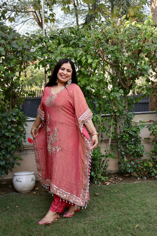 Festive Kaftan with Straight Pants