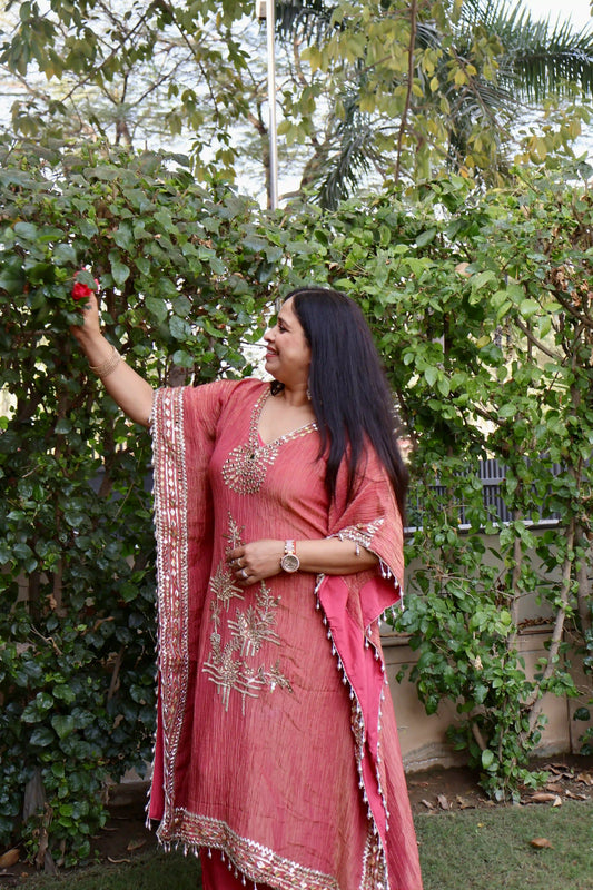 Festive Kaftan with Straight Pants