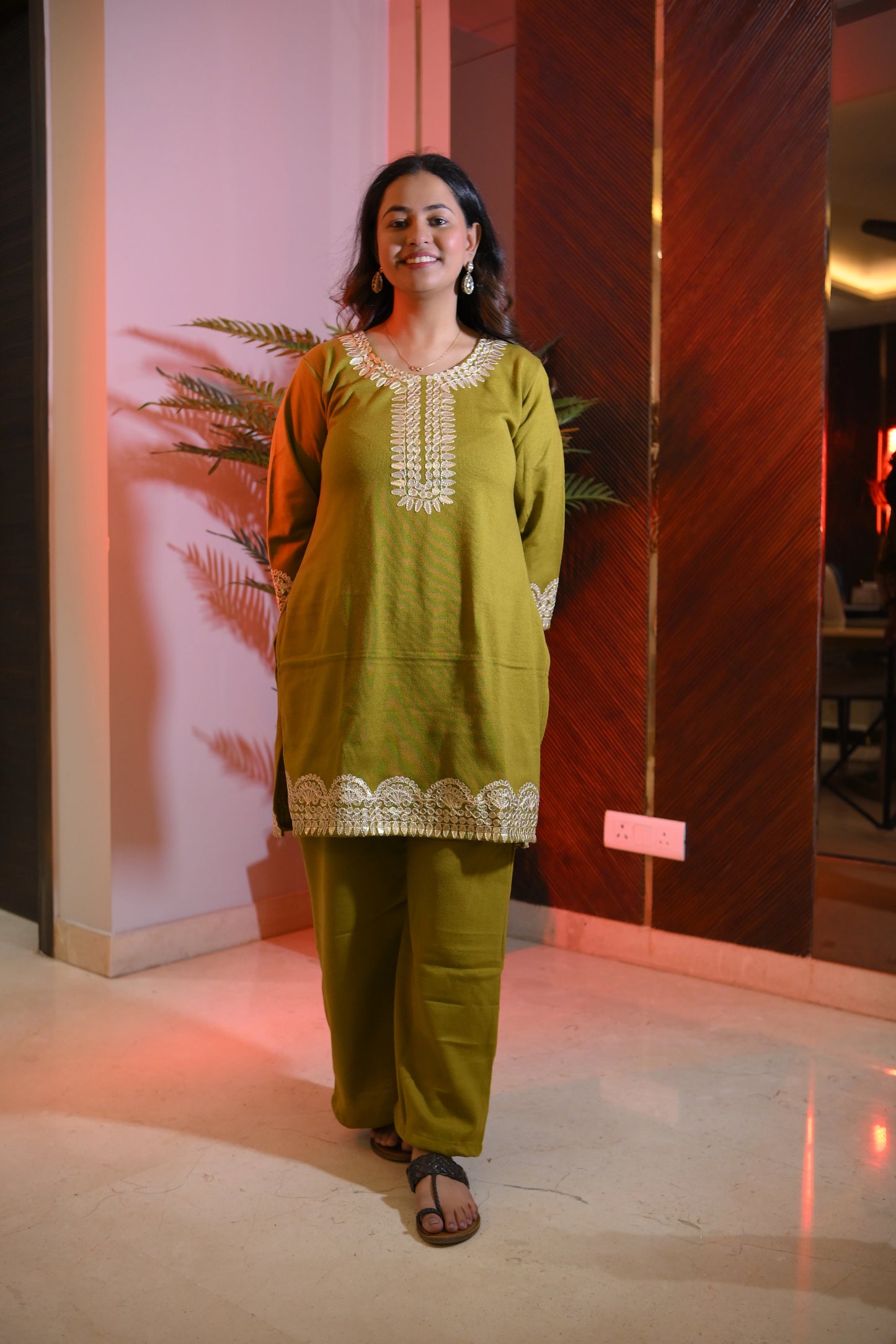 Gotta Patti Woolen Co-Ord Set