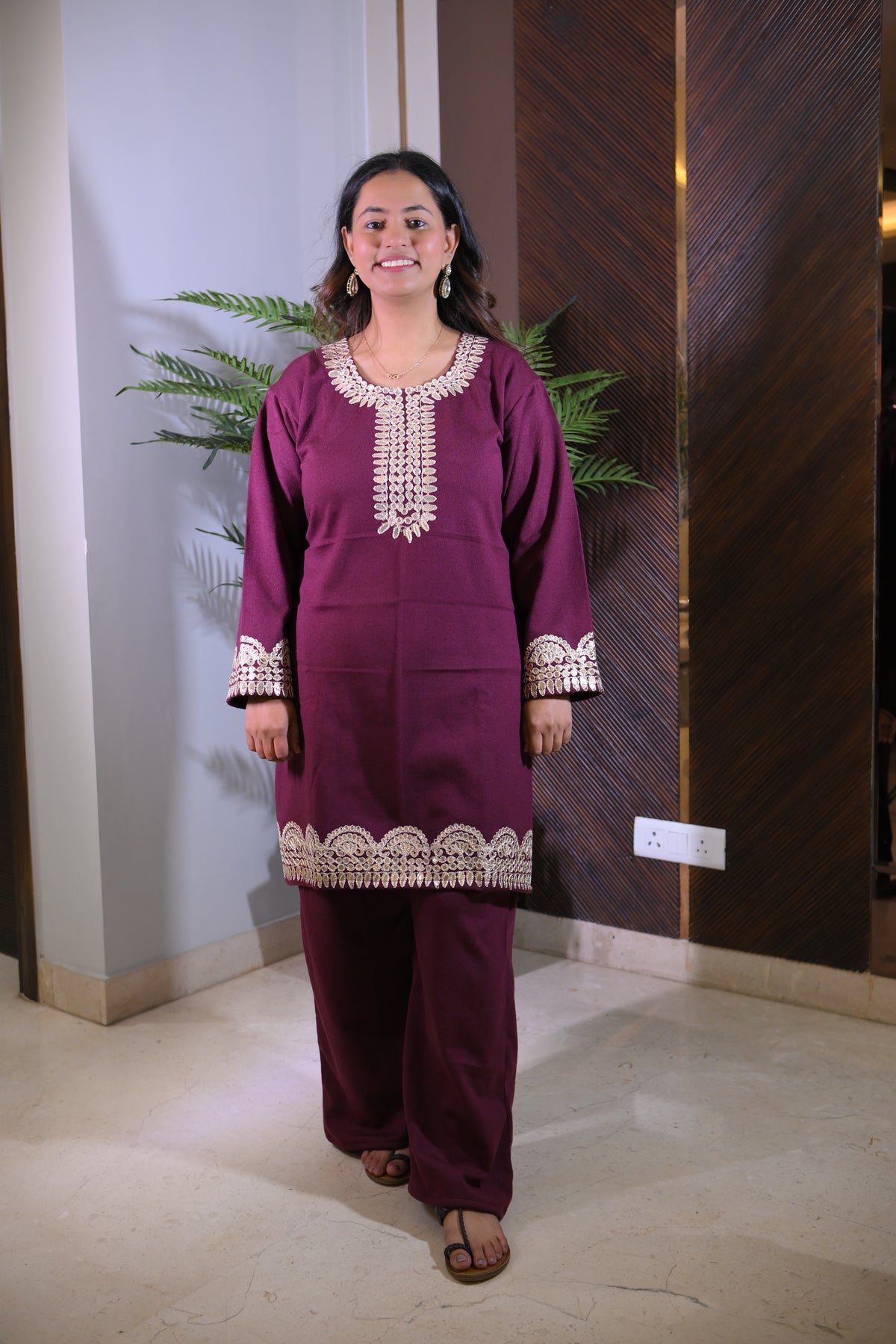 Gotta Patti Woolen Co-Ord Set