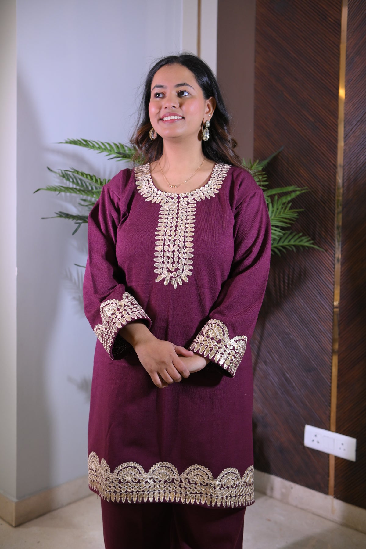 Gotta Patti Woolen Co-Ord Set