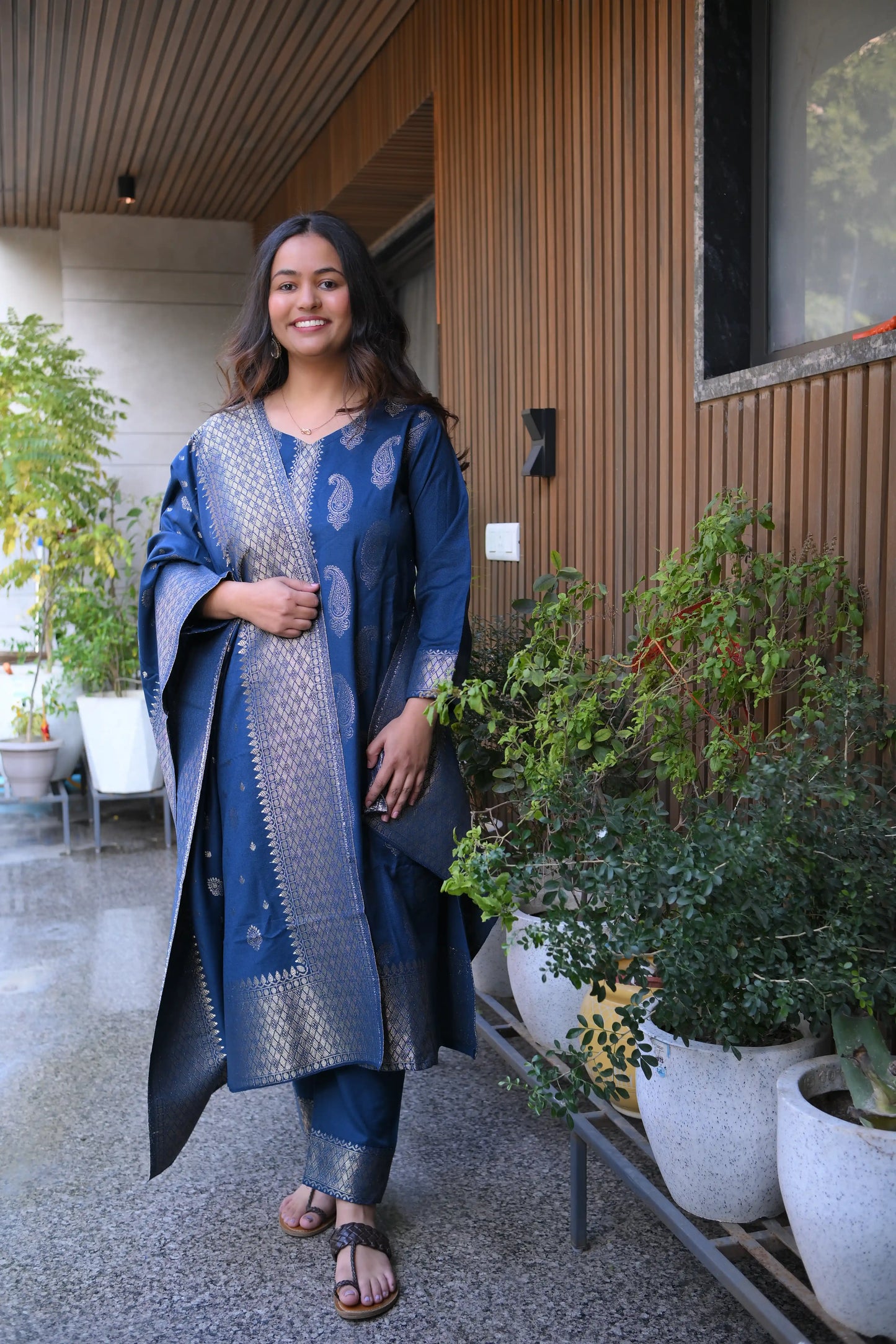 Banarasi Pashmina Suit Set