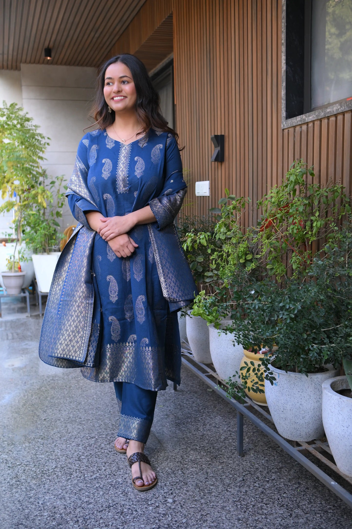 Banarasi Pashmina Suit Set