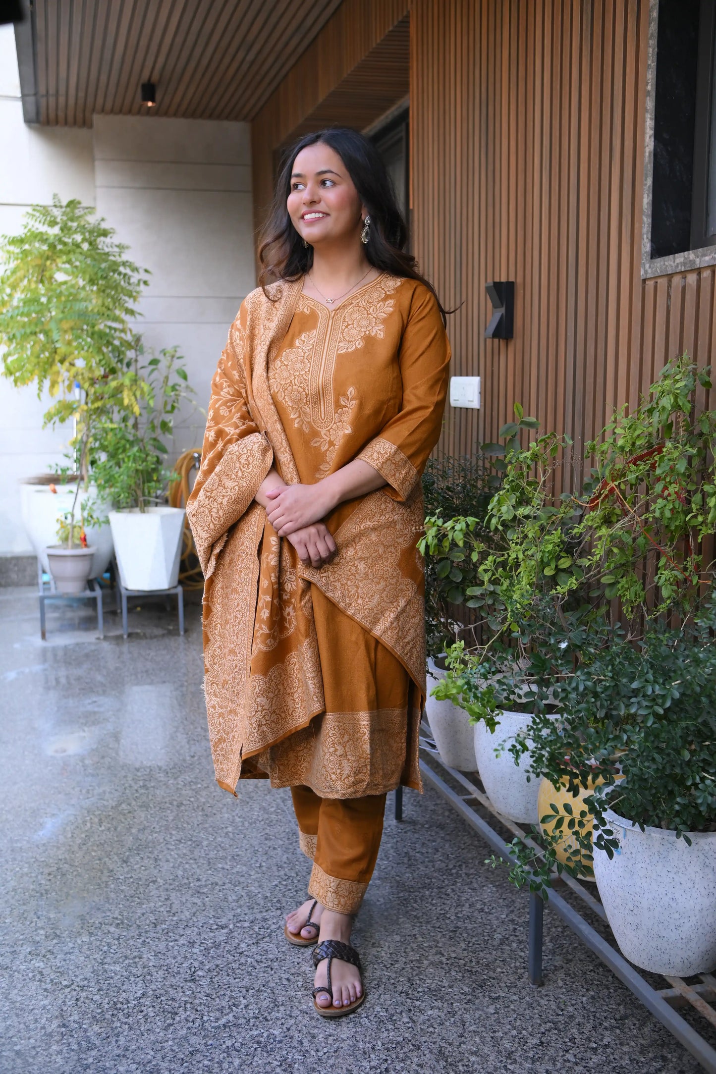 Banarasi Pashmina Suit Set