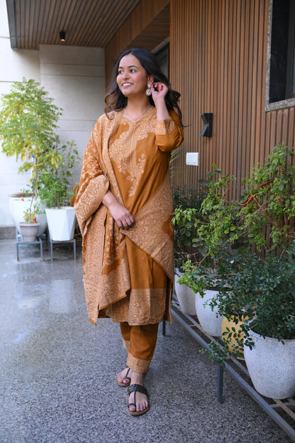 Banarasi Pashmina Suit Set