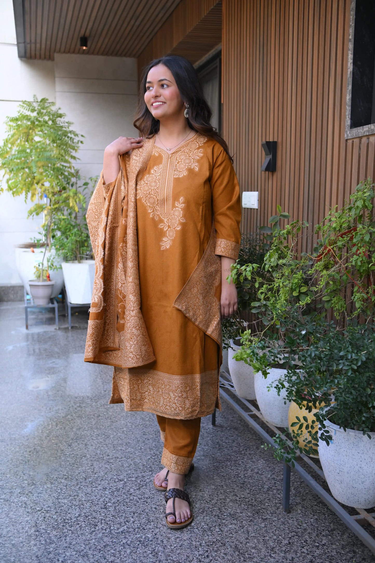 Banarasi Pashmina Suit Set