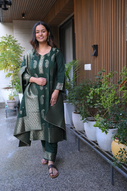 Banarasi Pashmina Suit Set
