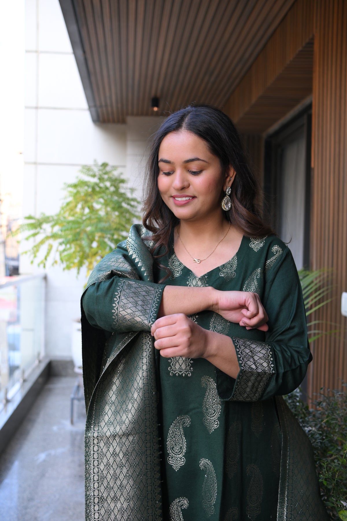Banarasi Pashmina Suit Set