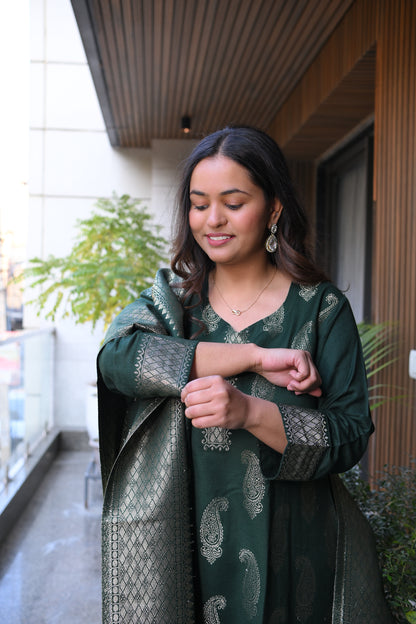 Banarasi Pashmina Suit Set