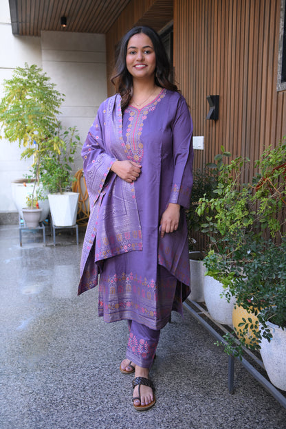 Banarasi Pashmina Suit Set