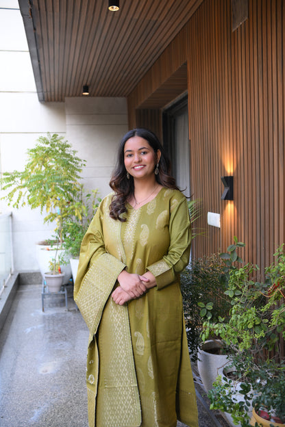 Banarasi Pashmina Suit Set