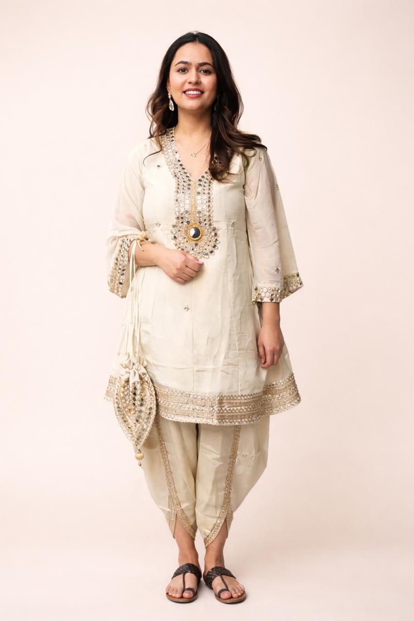 Tulip Pants with Potli Co-ord Set